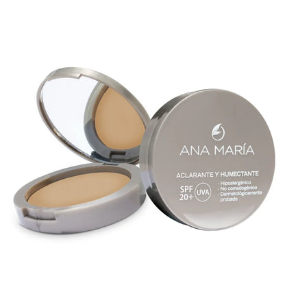 Polvo Compacto Aclarante y Humectante